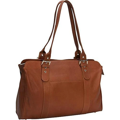 Piel Leather Ladies Buckle Laptop Tote 10 Piel Leather Ladies Buckle Laptop Tote - Image 10