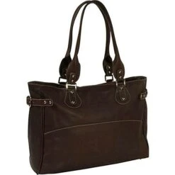 Piel Leather Large Ladies Side Strap Tote -Tumi Luggage Sales Piel Leather Large Ladies Side Strap Tote 9