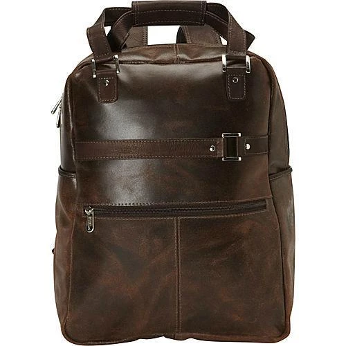 Piel Leather Vintage Laptop Carry-All/Convertible Backpack 1 Piel Leather Vintage Laptop Carry-All/Convertible Backpack