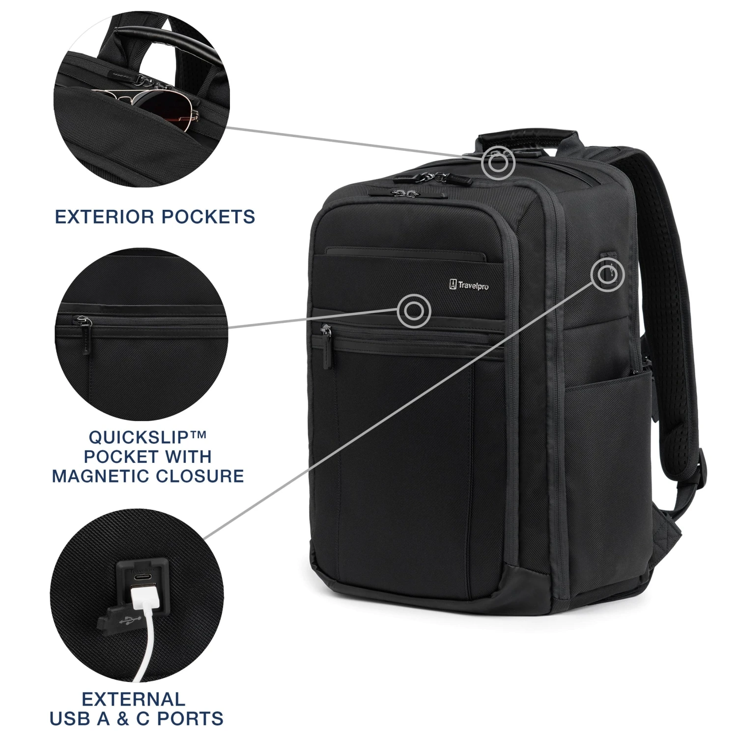 Travelpro Crew Executive Choice 3 Large Backpack 7 Travelpro Crew Executive Choice 3 Large Backpack - Image 7