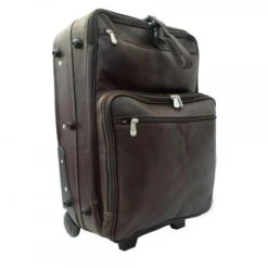 Piel Leather 22" Wheeled Traveler -Tumi Luggage Sales piel leather 22 wheeled traveler 4