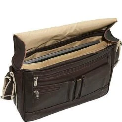 Piel Leather Classic Expandable Messenger Bag -Tumi Luggage Sales piel leather classic expandable messenger bag 3