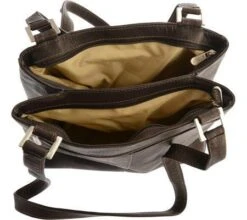 Piel Leather Double Compartment Shoulder Bag -Tumi Luggage Sales piel leather double compartment shoulder bag 4