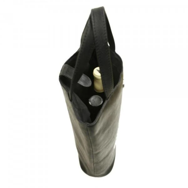 Piel Leather Double Wine Tote 4 Piel Leather Double Wine Tote - Image 4