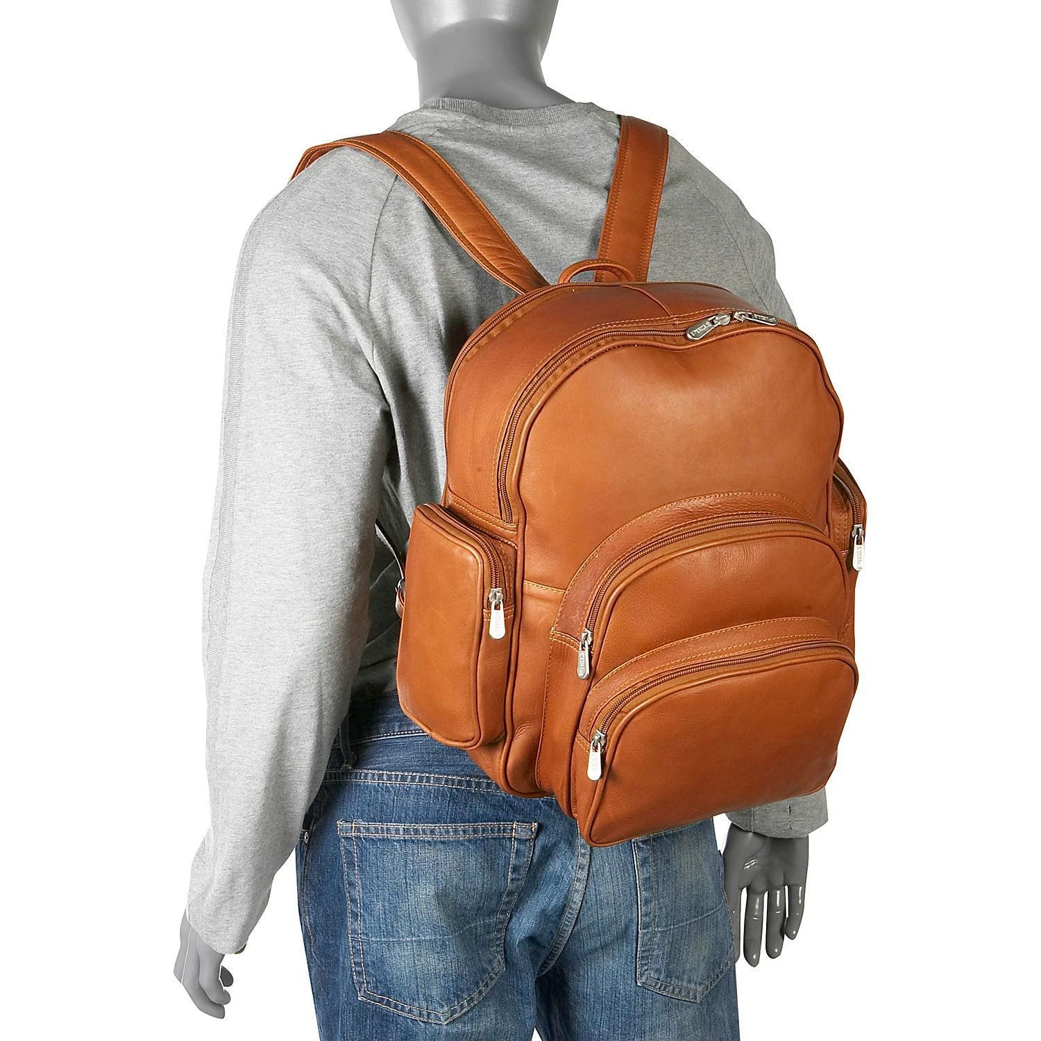 Piel Leather Expandable Backpack 6 Piel Leather Expandable Backpack - Image 6