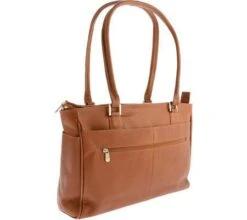 Piel Leather Ladies Laptop Tote With Pockets -Tumi Luggage Sales piel leather ladies laptop tote with pockets 4