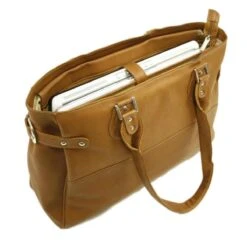 Piel Leather Large Ladies Side Strap Tote -Tumi Luggage Sales piel leather large ladies side strap tote 3